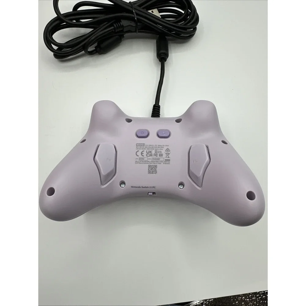 Hori HORIPAD Turbo Wired Controller for Nintendo Switch 2 Cozy Lavender‎